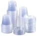 TashiBox 5 oz Disposable Portion Cups Souffle Cups With Lids, Set of 100, Jello shot cups, Souffle cups, Sampling cups, Condiment Containers