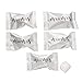 Candy Envy - Modern Mr. and Mrs. Buttermints - 13 oz. Bag - Approximately 100 Individually Wrapped Mints - Wedding Favors