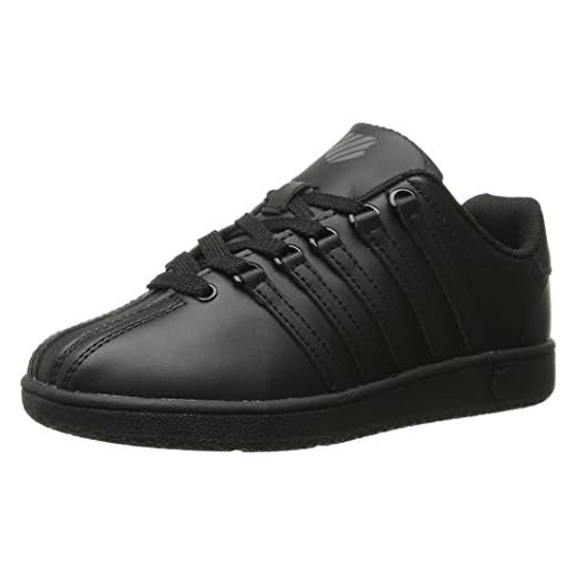 K-Swiss unisex child Classic Vn Sneaker, Black/Black, 8 Toddler US