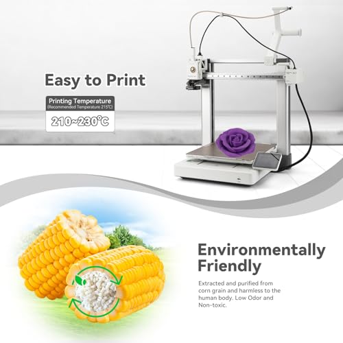 Image of 3DHoJor PLA+ Filament 1.75mm, 3D Printer Filament PLA Plus, Cardboard Spool 3D Printing Filament, Dimensional Accuracy + /- 0.03 mm, Purple, 1kg