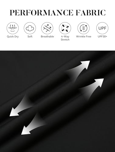 SAMERM Men's Golf Shirts Long Sleeve Casual Polo Shirts for Men Moisture Wicking UPF 50+ Lightweight Workwear Office3