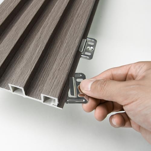 Image of Art3d 96 x 6 in WPC Slat Wall Paneling for Interior Decor, 8-Pack, Grey Oak