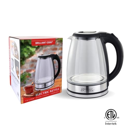 Hervidor Eléctrico de Vidrio 1.8L 1000W con Apagado Automático miniatura 2