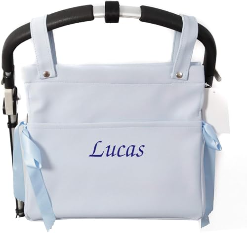 Variante de variouss bolsa carro bebe Polipiel Azul 38×33×11 cm