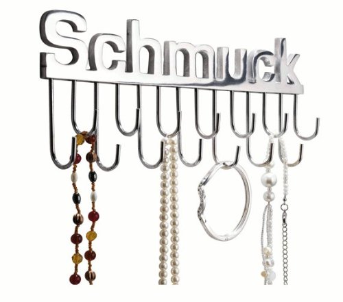 Preisvergleich Produktbild Mrs. Belvederes Beautiful Home Wandhaken Schmuck Aluminium Aufbewahrung B-Ware mit leichten Mängeln