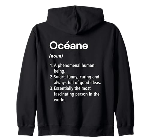 Océane Definición de nombre Diccionario divertido Sudadera con Capucha
