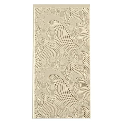 Cool Tools - Flexible Texture Tile - Waves Reverse - 4" X 2" #TOP2