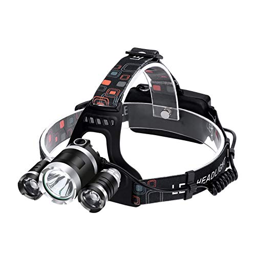 Lampe frontale rechargeable étanche et zoomable à 4 modes pour éclairer vos nuits