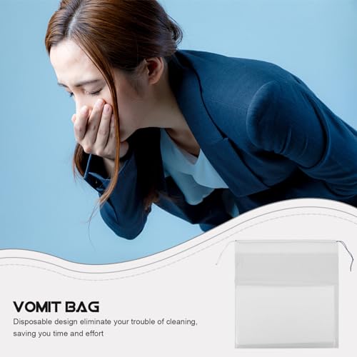 20 Unidades sacos de viagem para doentes sacos de vômito de papel avião sacos de vômito descartáveis