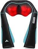 MagicMakers Electric Shiatsu Neck Massager with Heat - Pain Relief for Back, Shoulders & Feet - Gift for Men, Women, Mom & Dad - From Daughter or Son - Ideal for Christmas, Mother's Day & Father's Day
