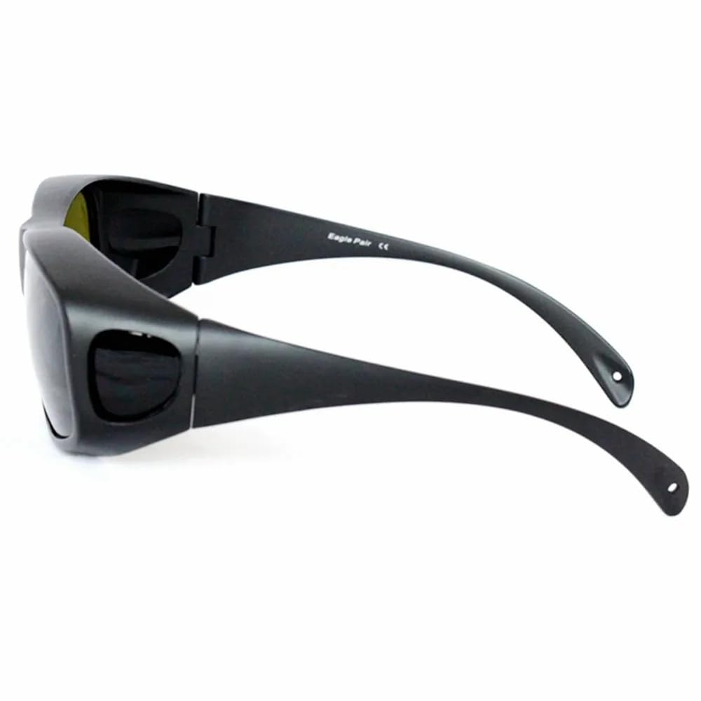 Lunettes de protection laser pour 190 nm-450 nm et 800 nm - 2000 nm OD4+ T%=30 EP-5-9 avec étui