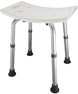 Ez2care Adjustable Lightweight Shower Bench,White, 12.5 to 18 inch - coolthings.us