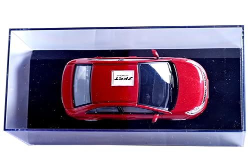 Image of Scale Model Car Tata-Zest-Free Wheel (Acrylic case)-Official 1:43 Die-cast Official Merchandise, Red