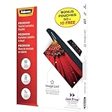 Fellowes ImageLast Premium Thermal Laminating Pouches, Letter Size, 5 Mil, 60 Pack