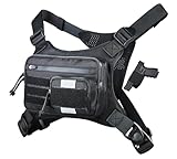 Chest Bag with Gun Holster fits Most Pistols, Tactical Chest...