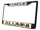 Purdue Boilermakers Metal Alumni Inlaid Acrylic License Plate Frame