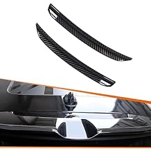 Adiil Carbon Fiber Style Rear Wing Trim Spoiler Extension Lip Fins Compatible with 2014 & up Mini Cooper F55 F56 S/JCW