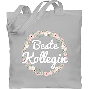 Shirtracer – Jutebeutel Stoffbeutel Stofftasche Baumwolltasche – Beruf und Job Geschenke – Beste Kollegin