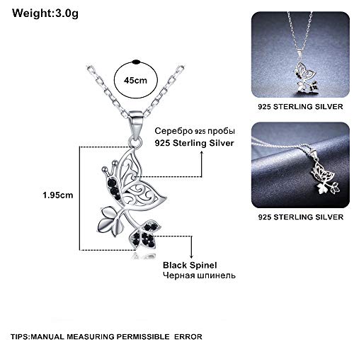 Colliers pendentifs papillon résistant argent 925 anti-ternissement - 5