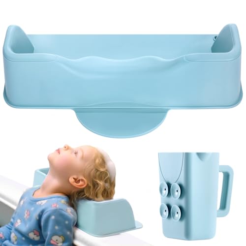 Hair Washing Station for Kids, Portable Silicone Hair Washing Basin