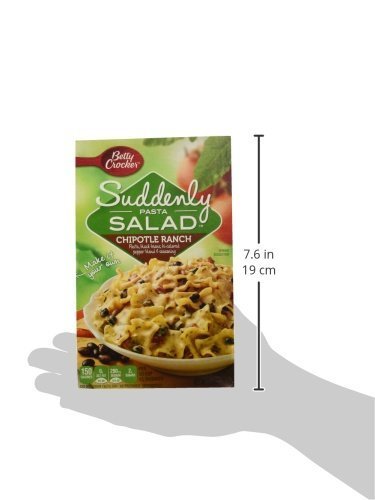 Betty Crocker, Suddenly Salad, Pasta Chipotle Ranch, 5.9oz Box (Pack of 4)