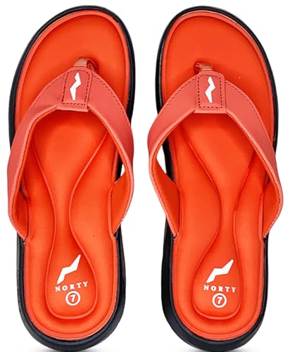 Image of NORTY Women's Memory Foam Flip Flops, Slides & Sandals, Runs 1 Size Small