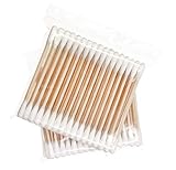 Ultra Thin Pack Bamboo Cotton Swab 400ct, Super Portable for Travel 8Bags of 50