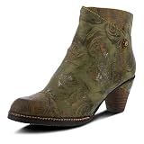 Spring Step L'Artiste Women's Waterlily Boots Green Multi EU 40 / US 9