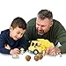 Bluey Dump Truck Toy Playset, Sturdy Working Toy Dump Truck with 2 Articulated Figures and 3 Huge Boulders, Construction Toys for Kids of Ages 3+