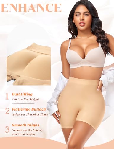 Image of DERCA Butt Lifter Panties Padded Underwear for Women Seamless Booty Pads Hip Enhancer Butt Lifting panty