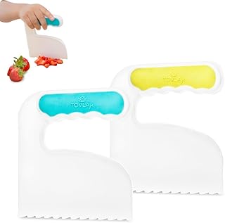 TOVLA JR. Toddler Chopper & Cutting Set | Montessori Safe Kitchen Knives...