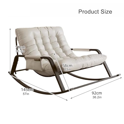 Fauteuil à bascule portable Samba avec coussin épais et poche - 2