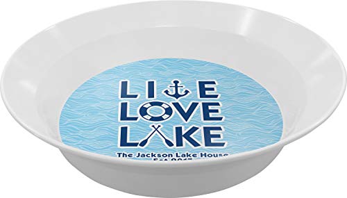 Personalized Live Love Lake Melamine Bowl - 12 oz
