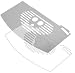 dipos 1x 9H Screen Protector for De Longhi Magnifica 03.105 Tropfblech