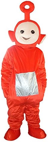 JWUP Red Teletubbies Costume Cartoon Mascot Costumes Adult Size