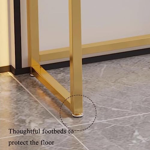 Supporti per Piante Tavolo consolle Moderno con Piano in Legno e Struttura in Metallo per Ingresso Stretto Dietro Il Divano Tavolo 80 cm Nero