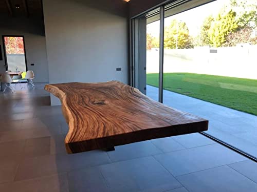 Personalized Large Epoxy Table, Resin Dining Table For 2, 4, 6, 8 River Table Top, Wood Epoxy Coffee Table Top, Living Room Table (Without Stand, 60 X 36Inches) #TOP2