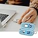 USB Flash Drive Case, SD Card Holder Compatible with Thumb Drive, Memory Cards, SDXC SDHC Storage Bag, Electronic Accessories Organizer for SanDisk for Samsung for Inland (Light Blue)