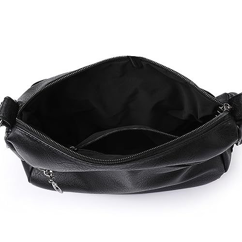 Sac à main carré multi-poches zippé pour un rangement optimal - 5