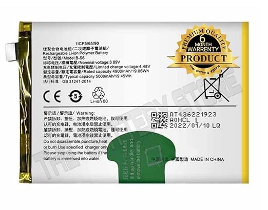 Image of Original B-S6 Battery for Vivo T1 5G / IQOO Z5 / IQOO Z5X Battery with 6 Month Warranty***(G0062)