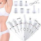 3.0 Facial Hair Removal for Women, Hair Removal for Face,7-in-1 Painless Body Shaver,Rechargeable Hair Removal kit for Facial, Legs,Underarm