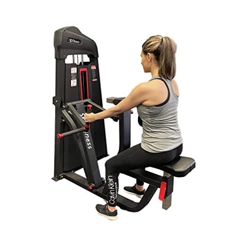 SB Fitness Commercial Vertical Row w/200 lb. Weight Stack Develop, Strengthen and Tone Back, Shoulders, Forearms and Biceps Cover