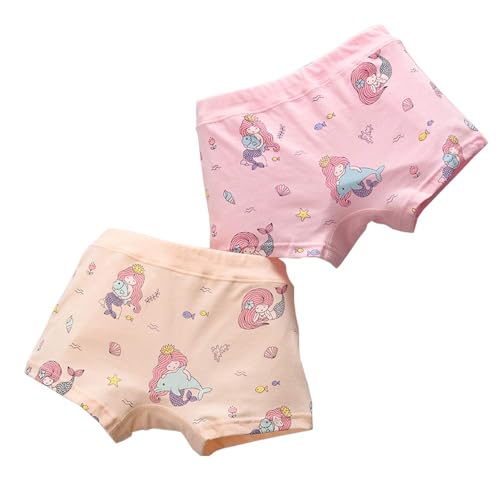 CHUNG Toddler Little Girls Kids Briefs Panties Soft Cotton Boyshort Underwear Pack Big Girl Daily Cute Pattern3