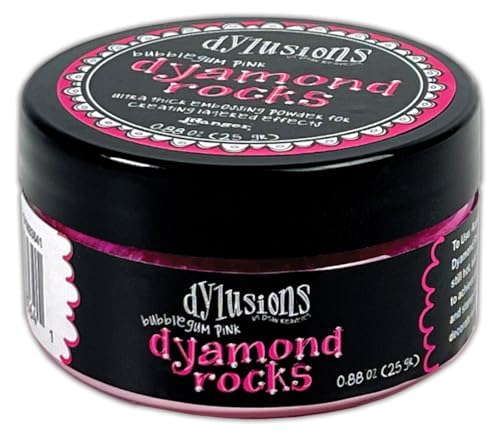 Dyan Reaveley Dylusions Dyamond Rocks-Bubblegum Pink DYMR-83641