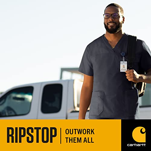 Image of Carhartt Ripstop & Sub-Scrubs Scrubs for Men, Utility Scrub Tops