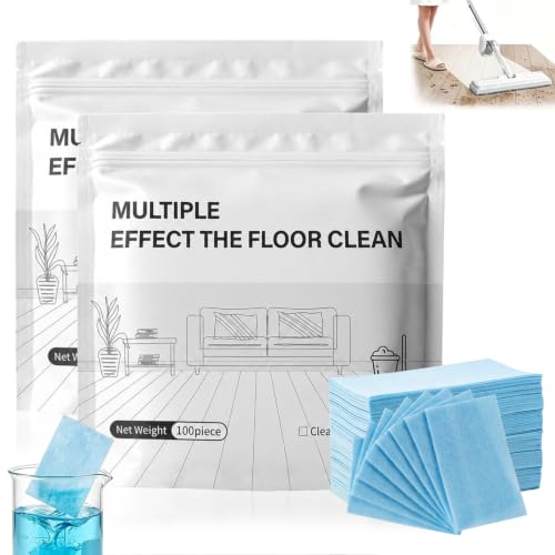 Multi-Surface Floor Cleaning Tablets 2026 Upgraded Floor Cleaning Tablets Multi- Surface Cleaner Multiple Effect the Floors Clean Concentrated Cleaner for Hardwood Laminate (Camellia Scent 200pcs)