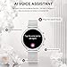 Smart Watches for Women Men (Call Receive/Dial), Fitness Tracker Waterproof Smart Watch for Android iOS Phones, AI Voice Control Heart Rate Sleep Monitor Pedometer with 1.3