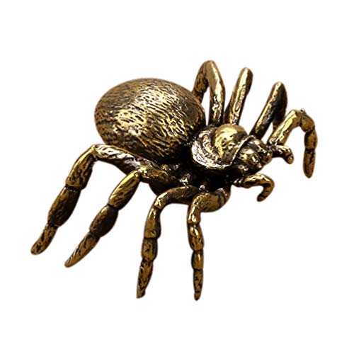 Kisangel Brass Spider Statue Animal Sculptures And Statues Feng Shui Statue Wealth Good Luck Sculpture Housewarming Gift #TOP28