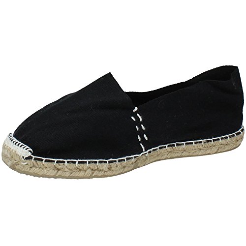 MADE IN SPAIN E Zapatilla Esparto Hombre Zapatillas Negro 39