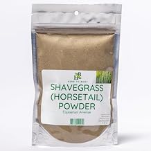 Herb To Body Shavegrass Powder Horsetail Powder 4 oz, Wildcrafted Equisetum Arvense Herb for Horsetail Tea, Hair Growth Support, and Traditional Wellness Uses